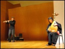 Duo Ueda/Offermans during BSXCaravan performance at Arkas Concert Hall, Sasebo (22.10.2007)